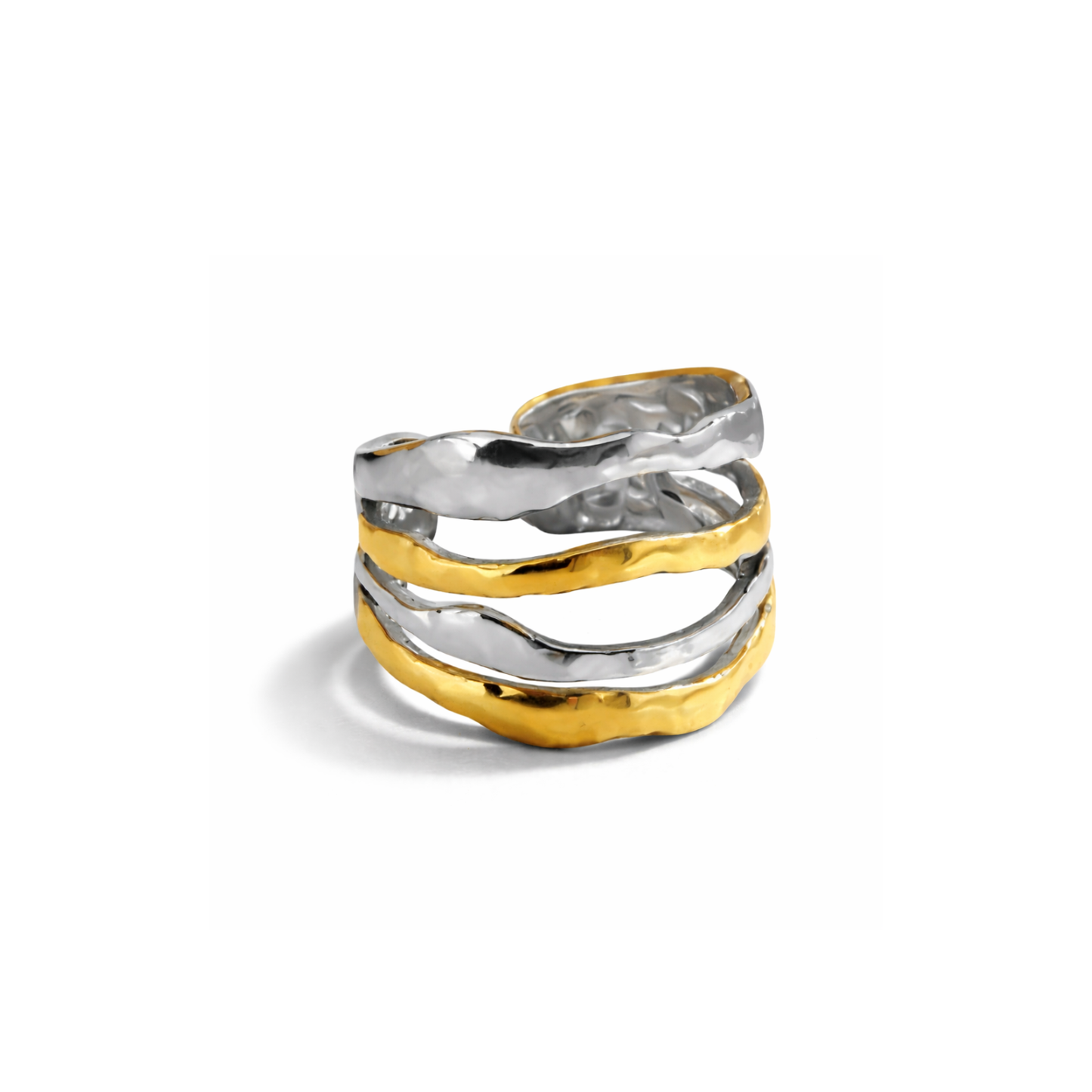 Hammered Ring | Größenverstellbar