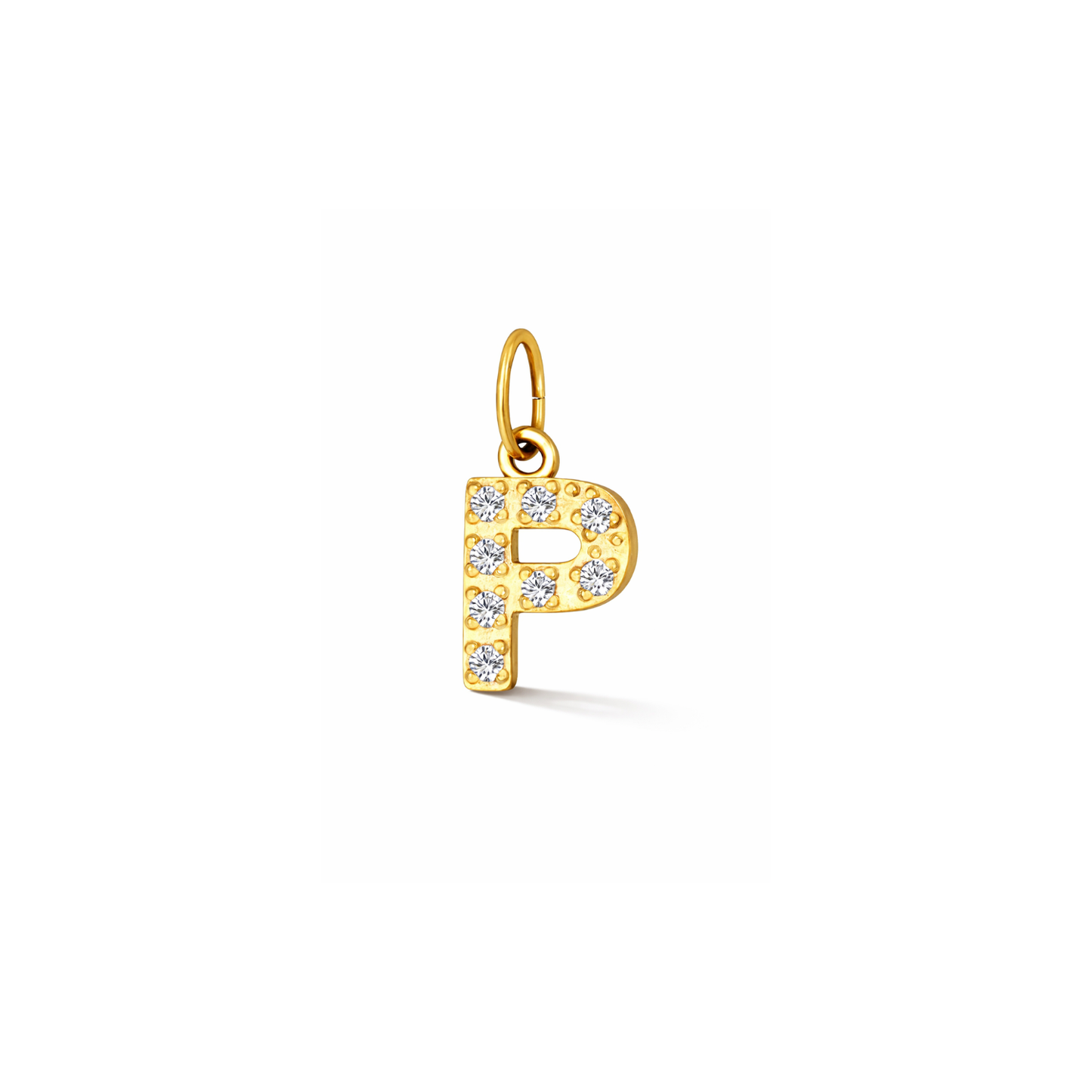 Glitter Letter Charm