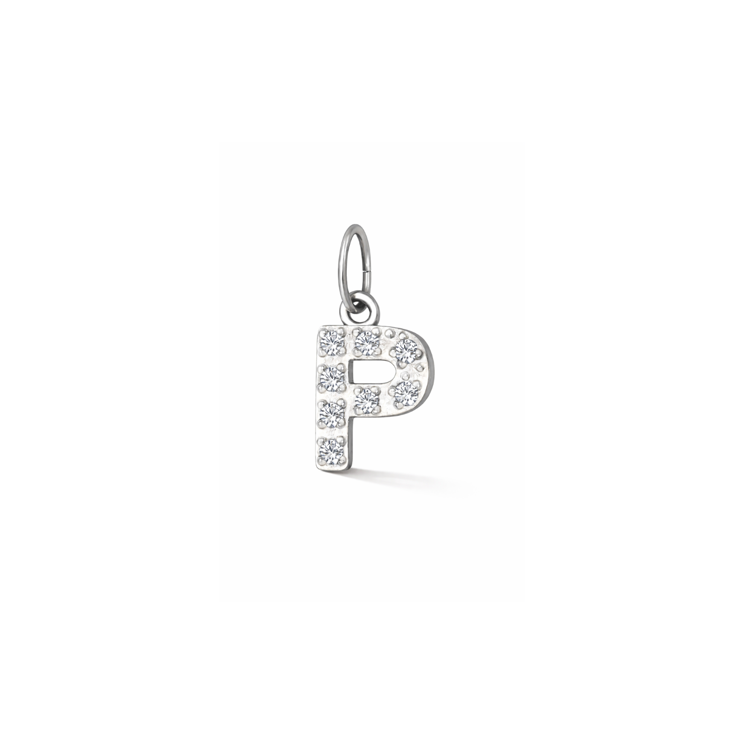 Glitter Letter Charm
