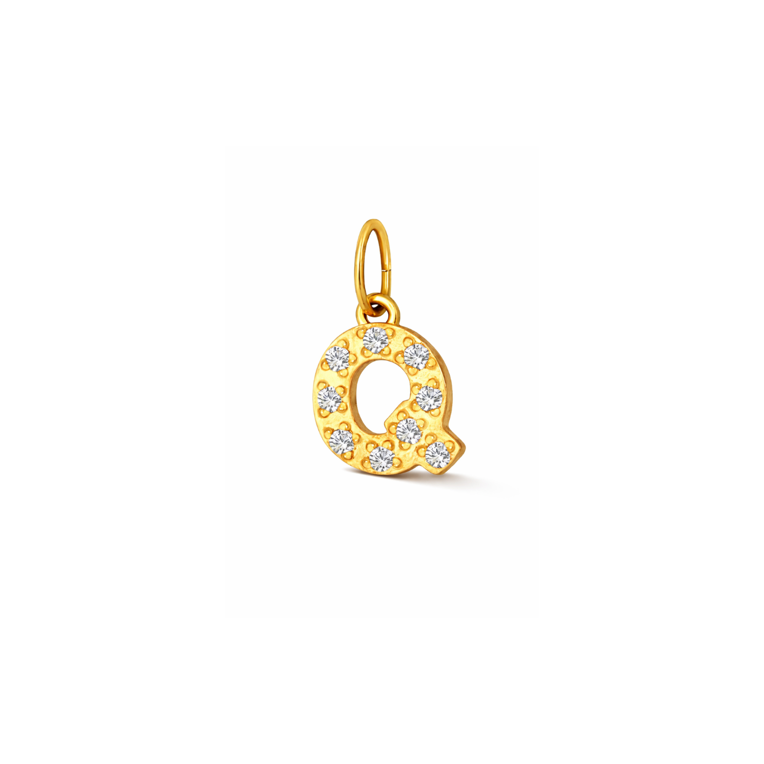 Glitter Letter Charm