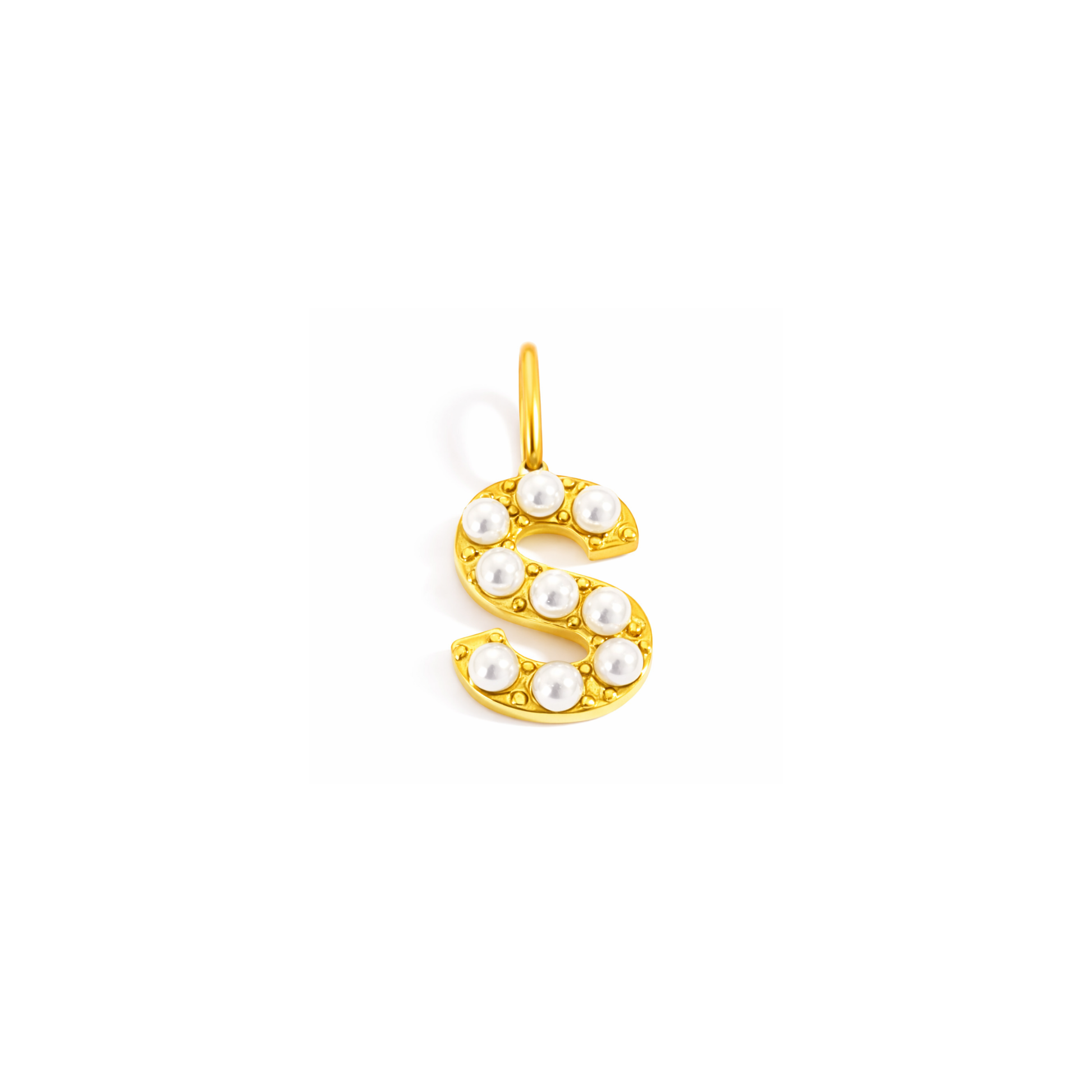 Pearly Letter Charms
