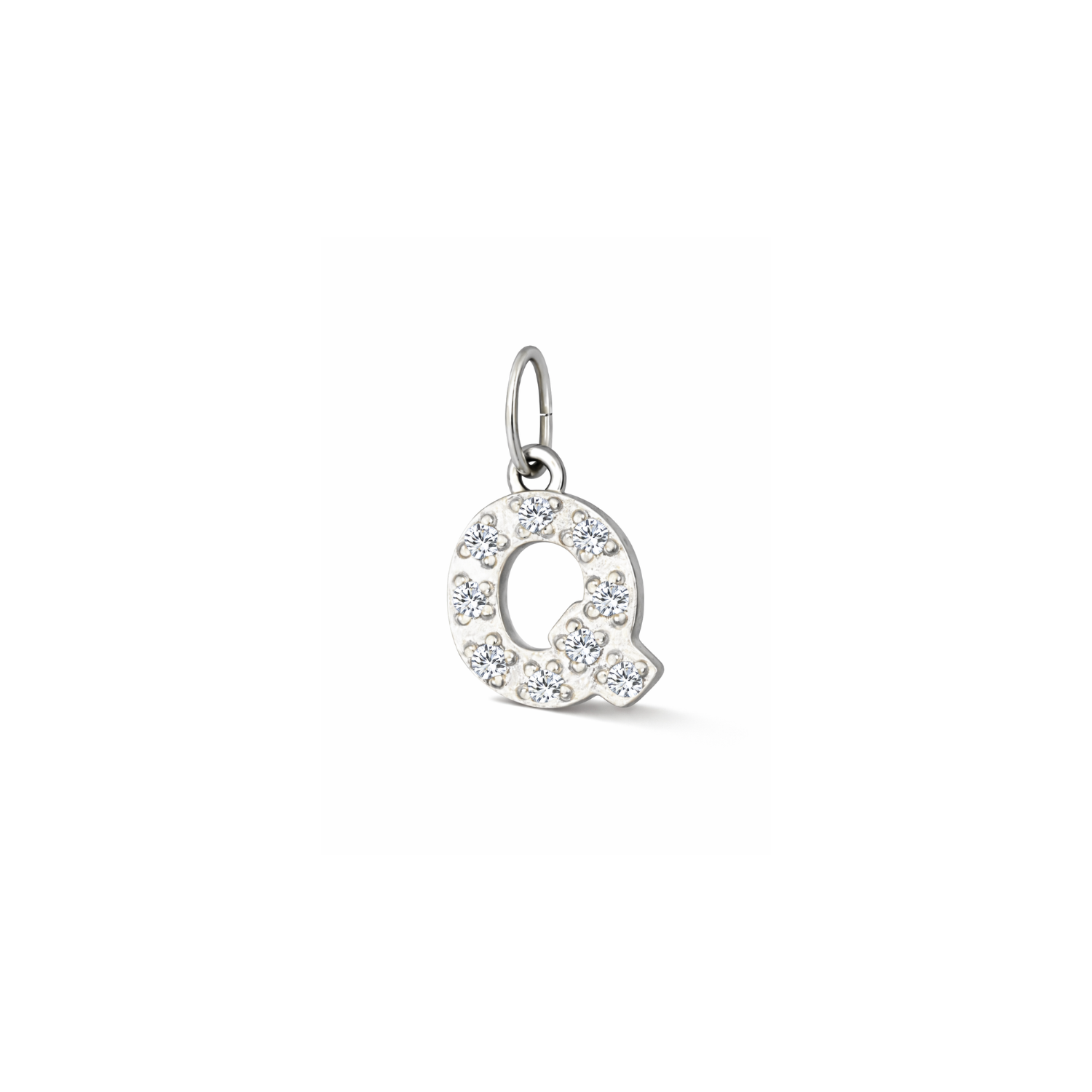 Glitter Letter Charm