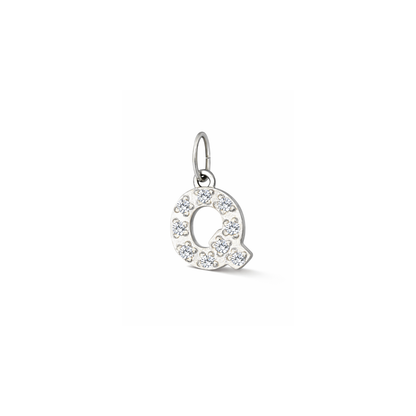 Glitter Letter Charm