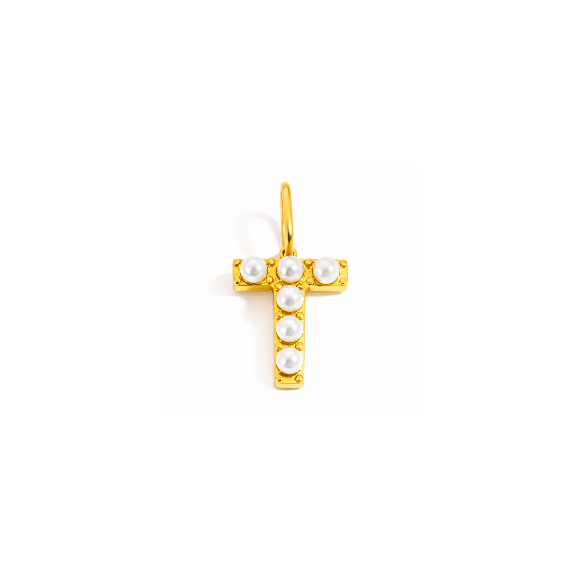 Pearly Letter Charms