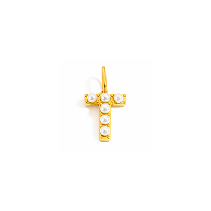 Pearly Letter Charms