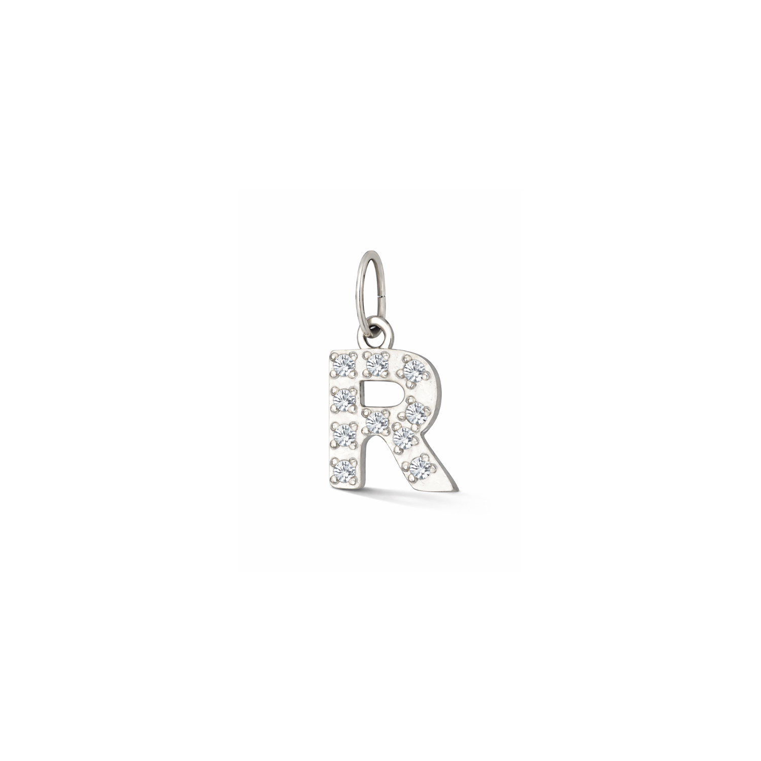 Glitter Letter Charm