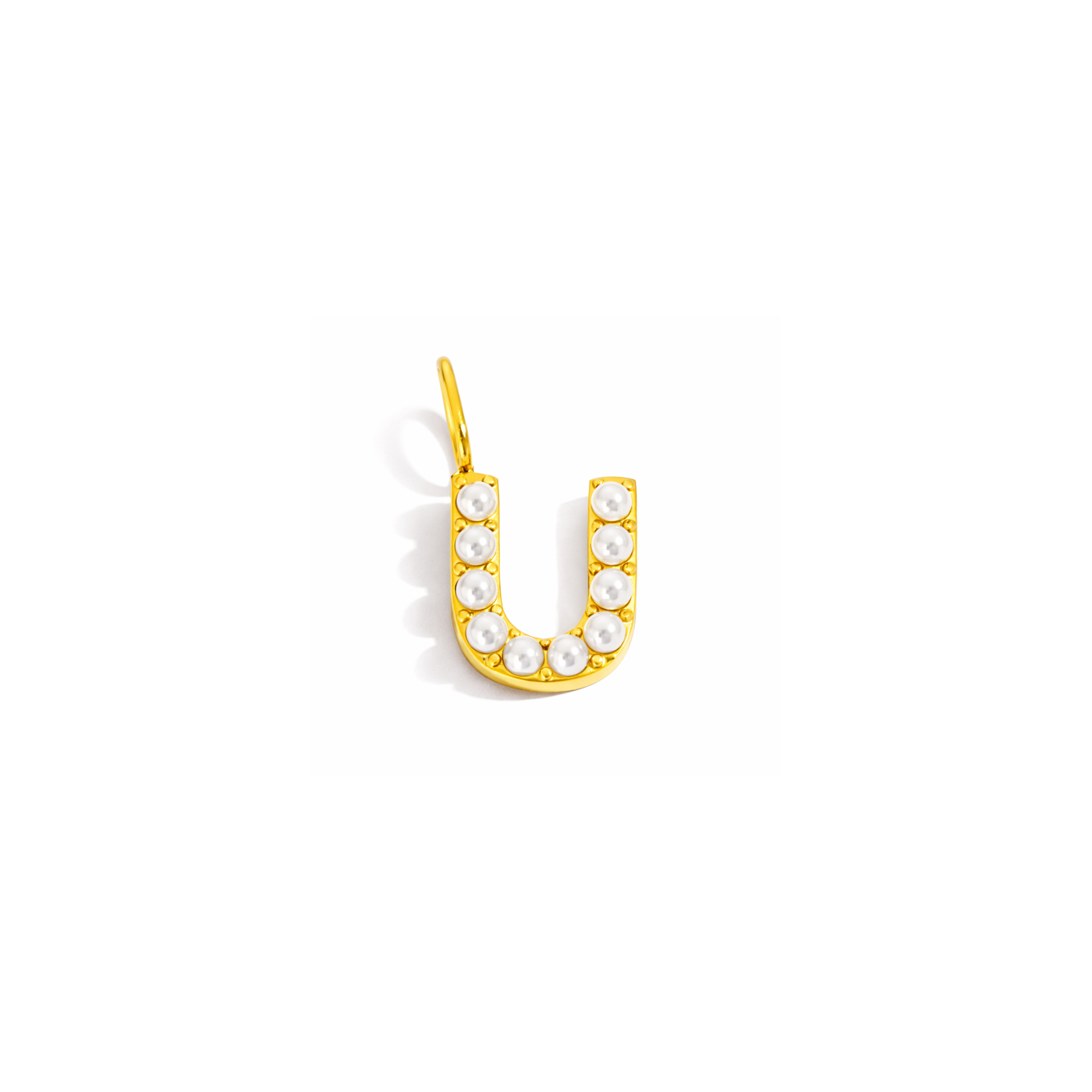 Pearly Letter Charms