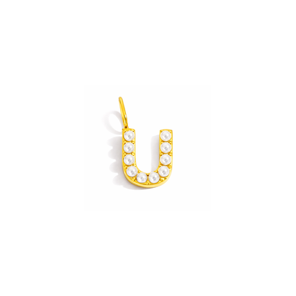 Pearly Letter Charms