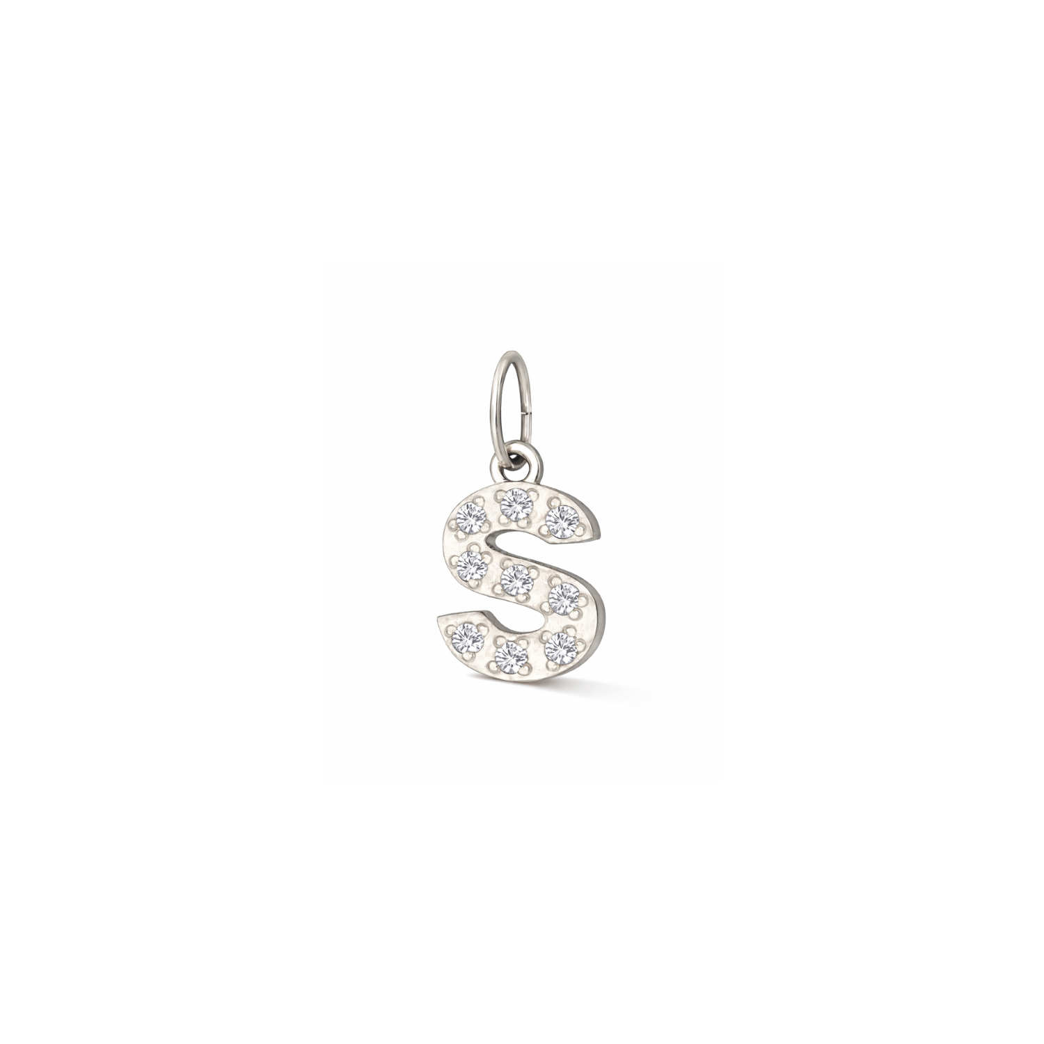 Glitter Letter Charm
