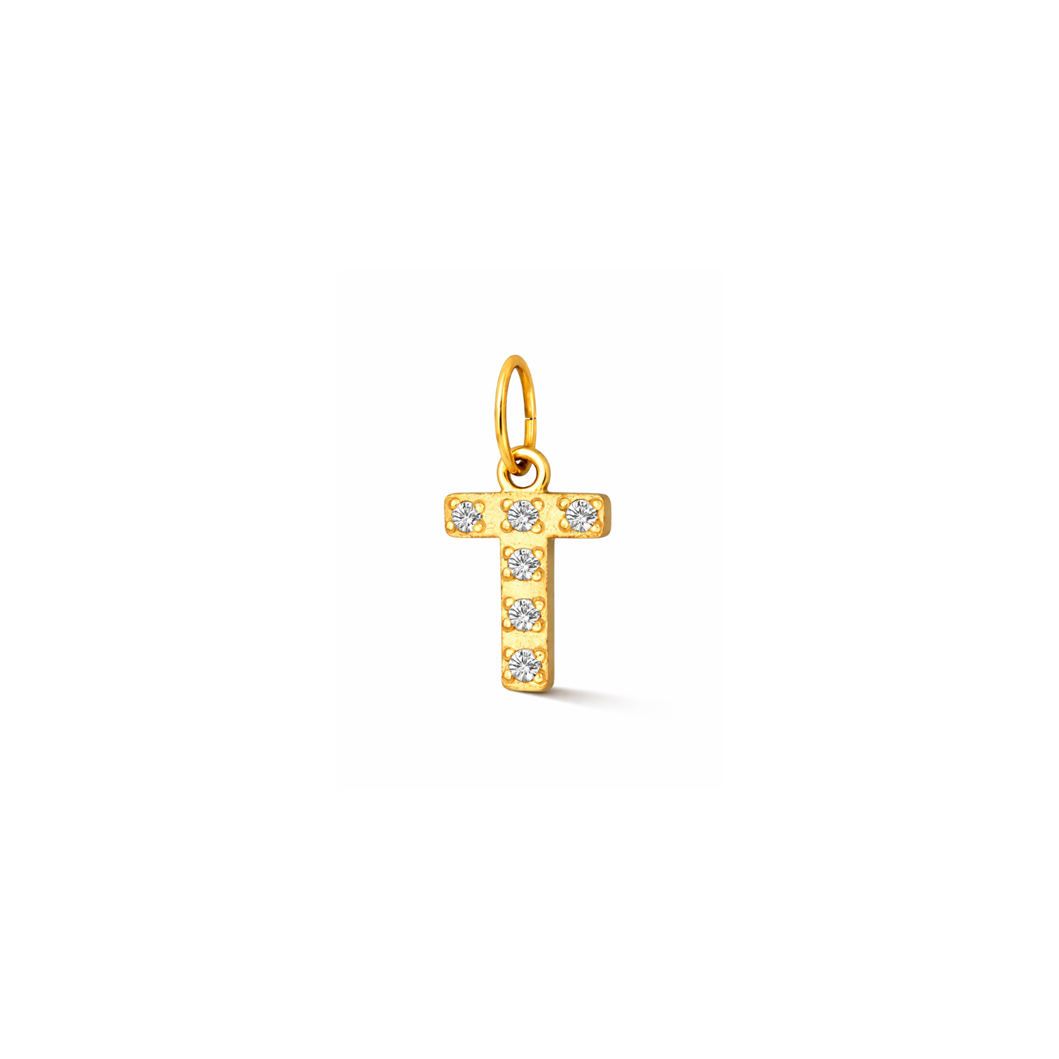 Glitter Letter Charm