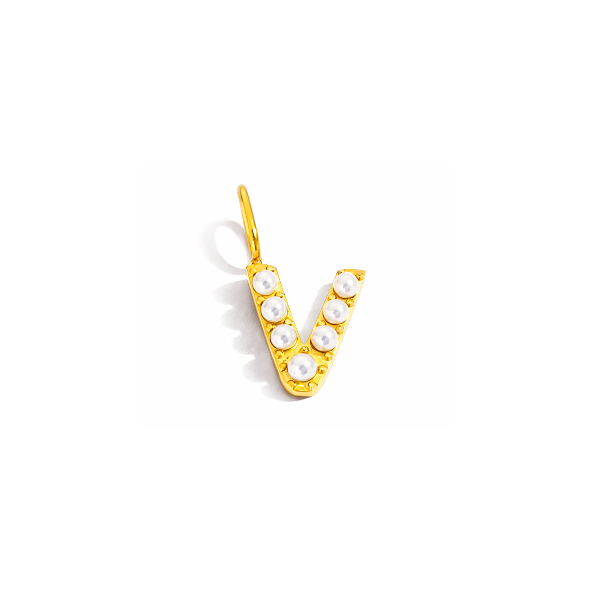 Pearly Letter Charms