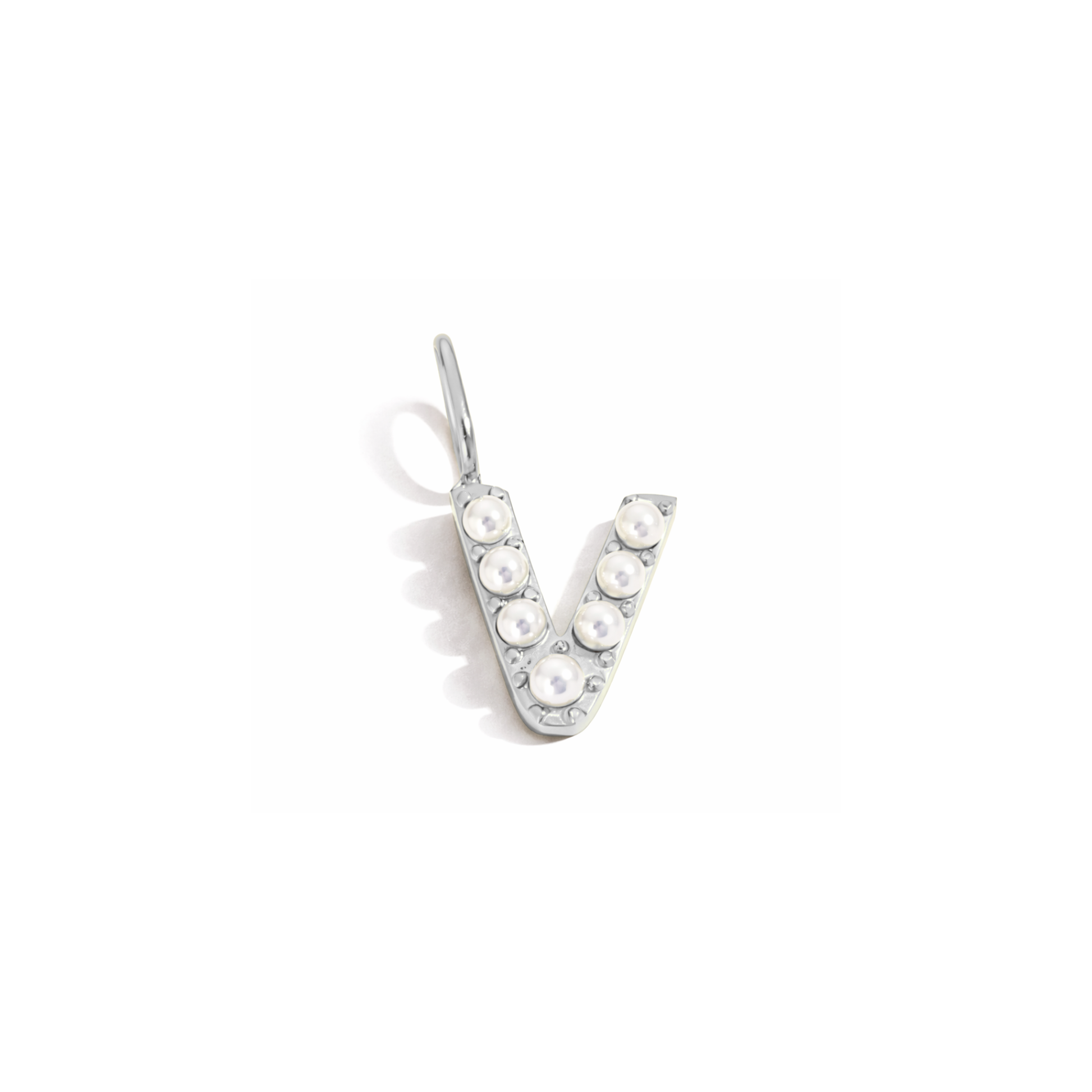 Pearly Letter Charms