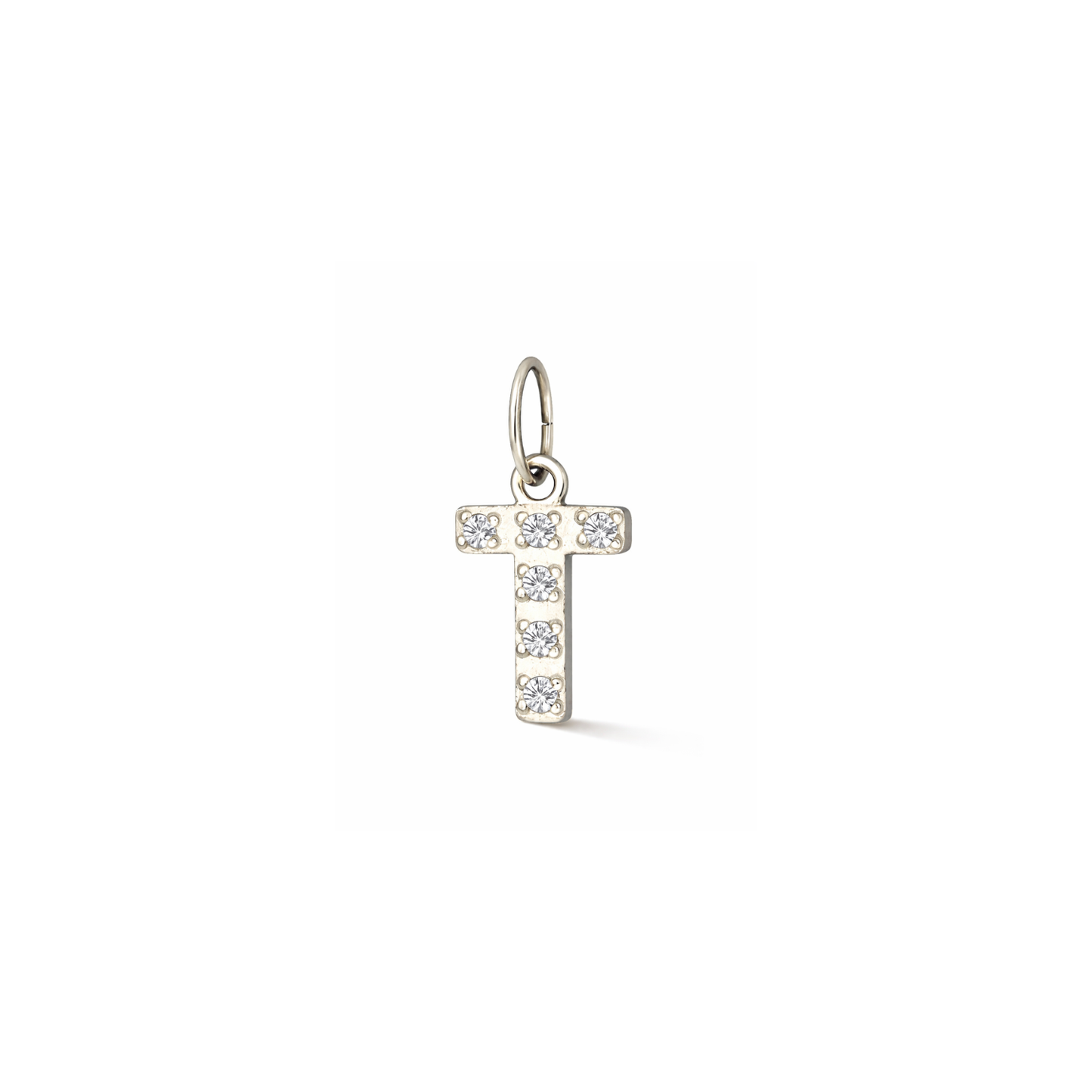 Glitter Letter Charm