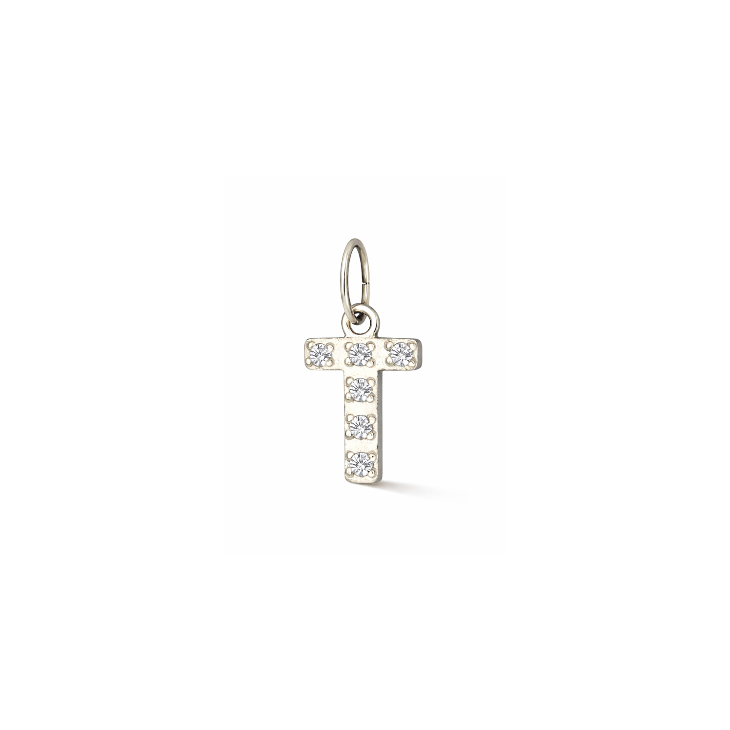 Glitter Letter Charm