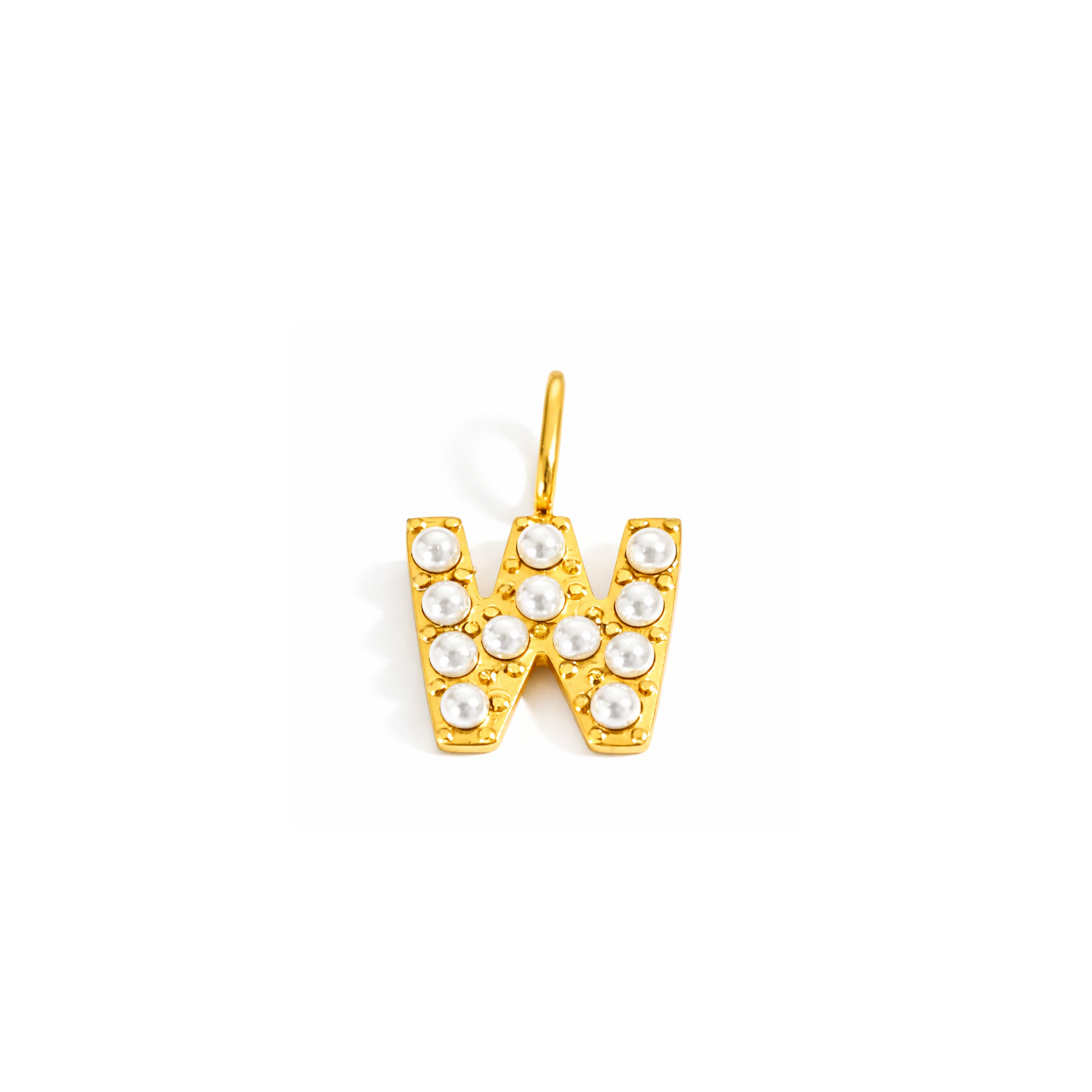 Pearly Letter Charms