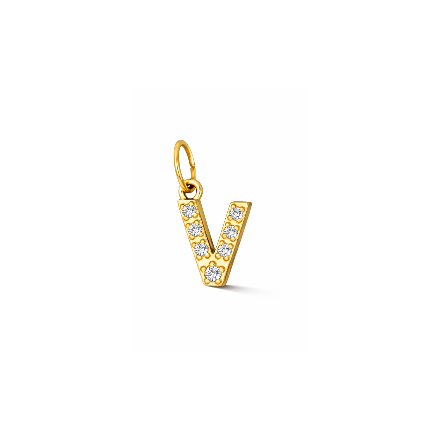Glitter Letter Charm