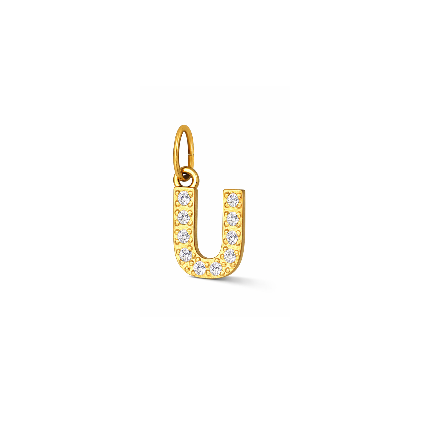 Glitter Letter Charm