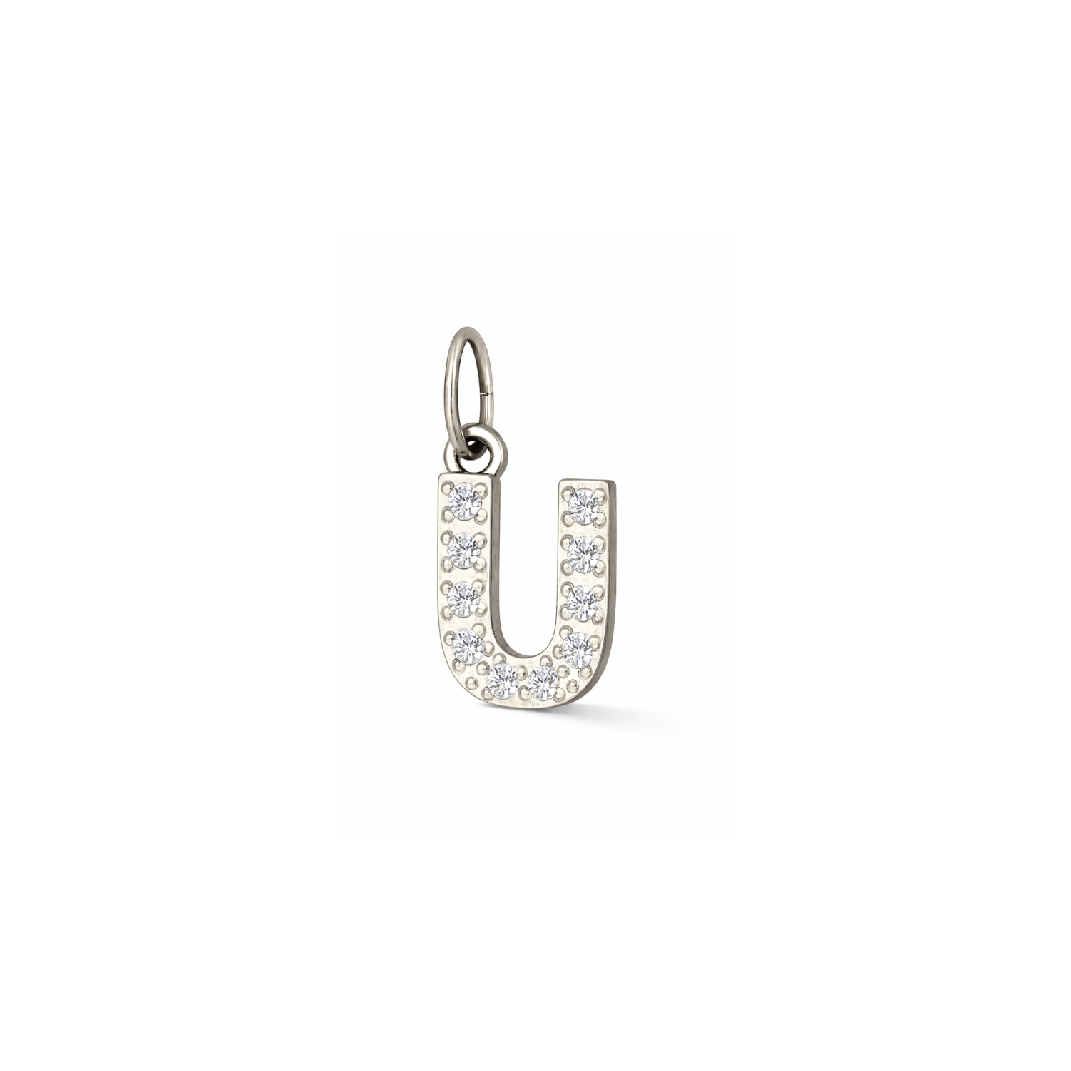 Glitter Letter Charm