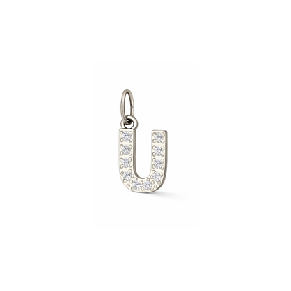 Glitter Letter Charm