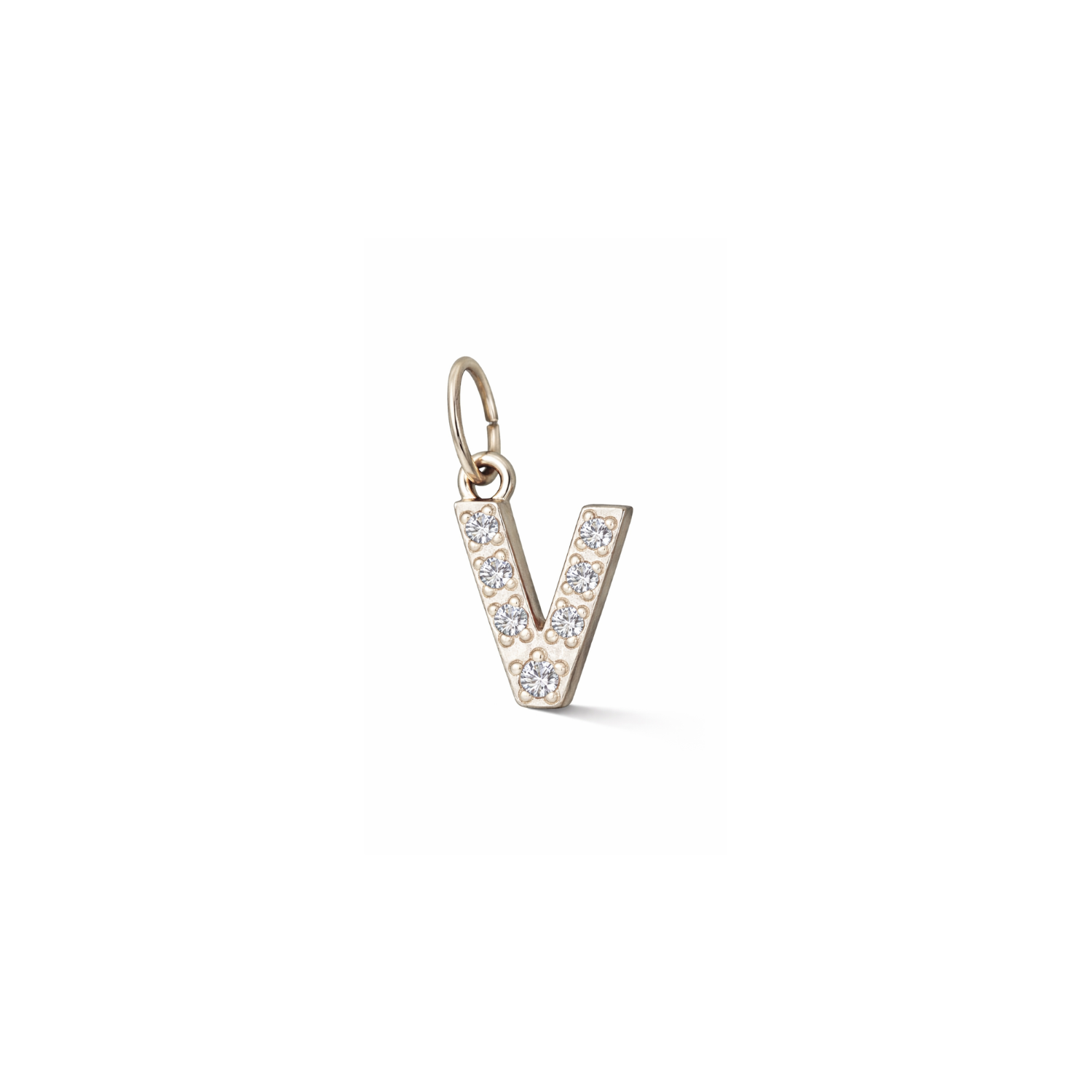 Glitter Letter Charm