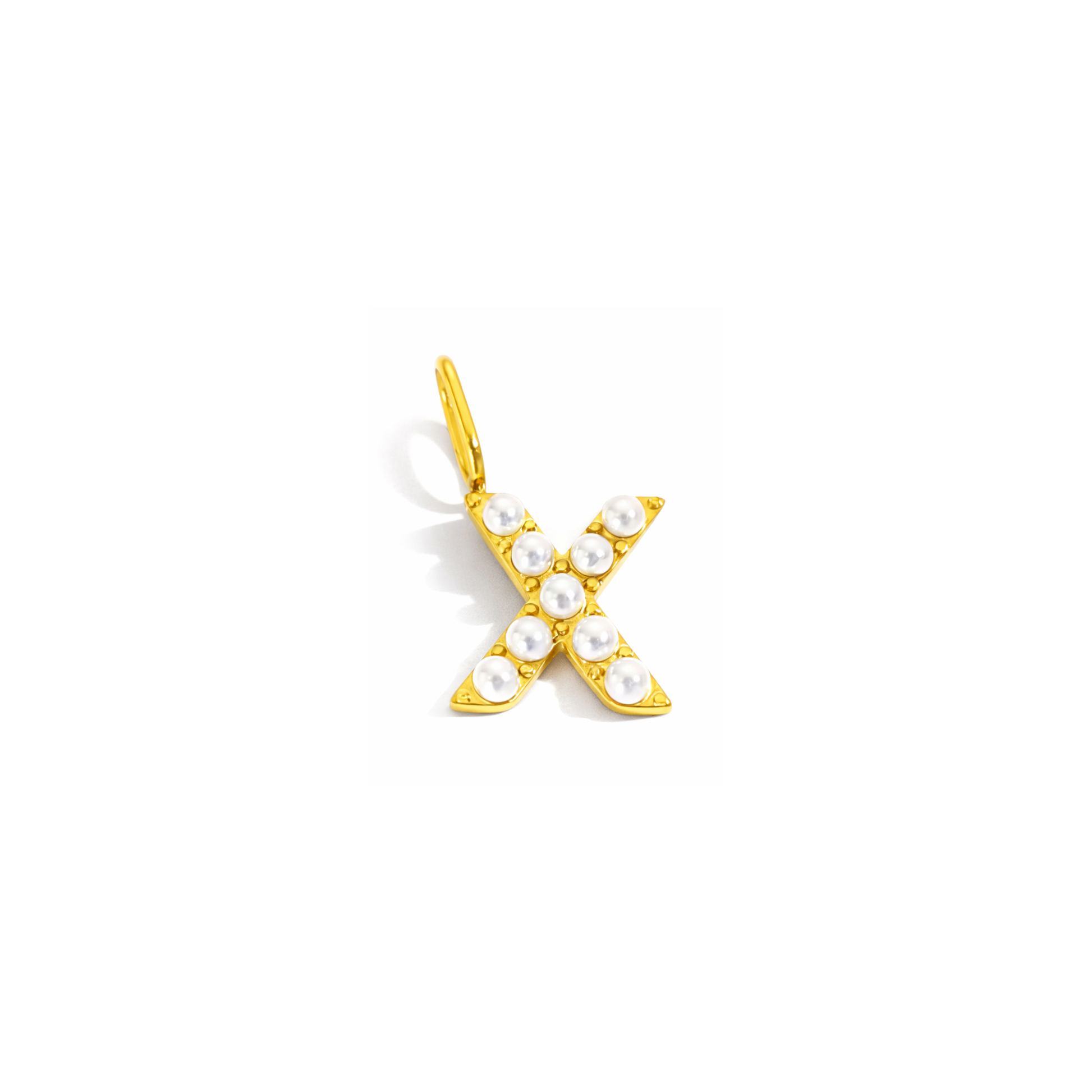 Pearly Letter Charms