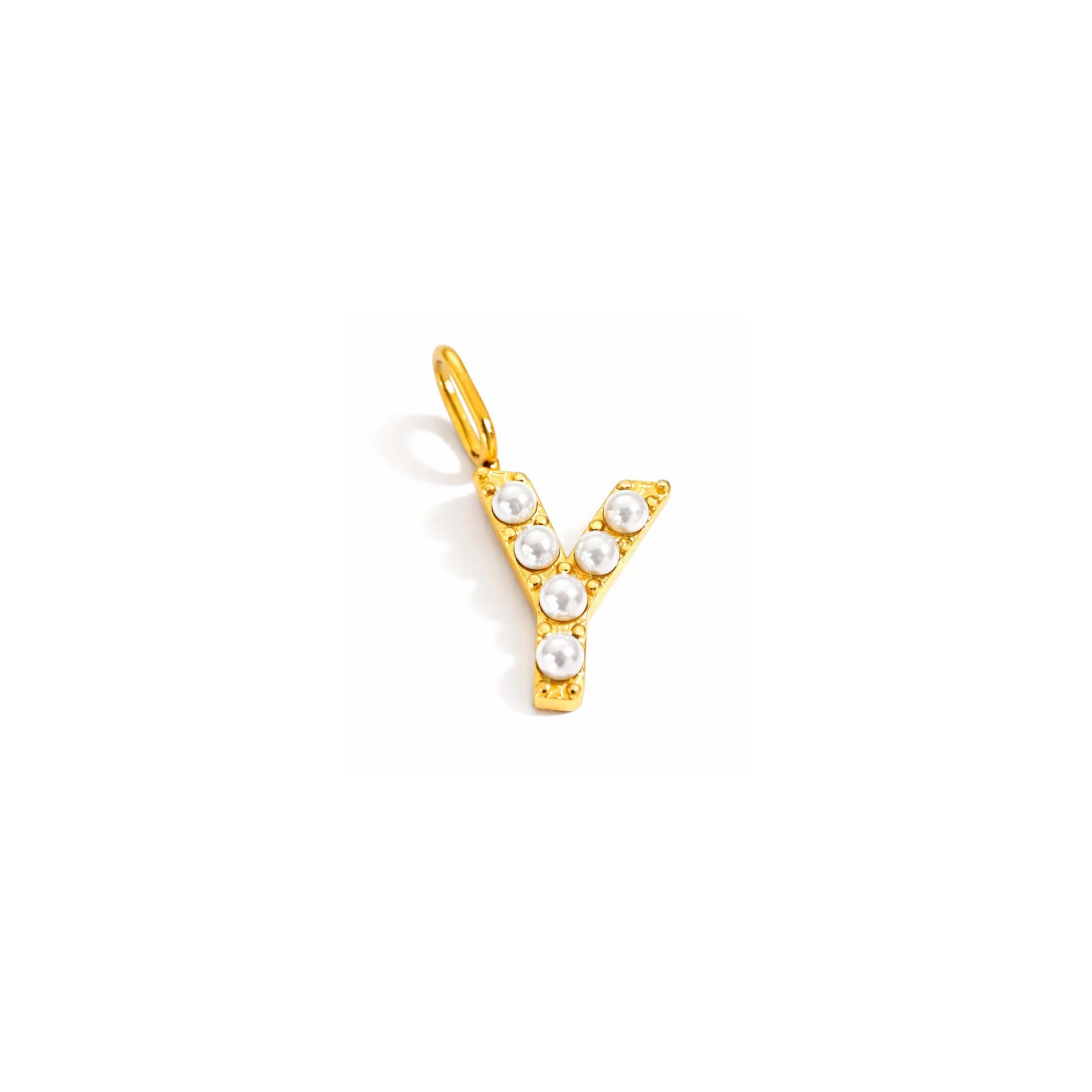 Pearly Letter Charms