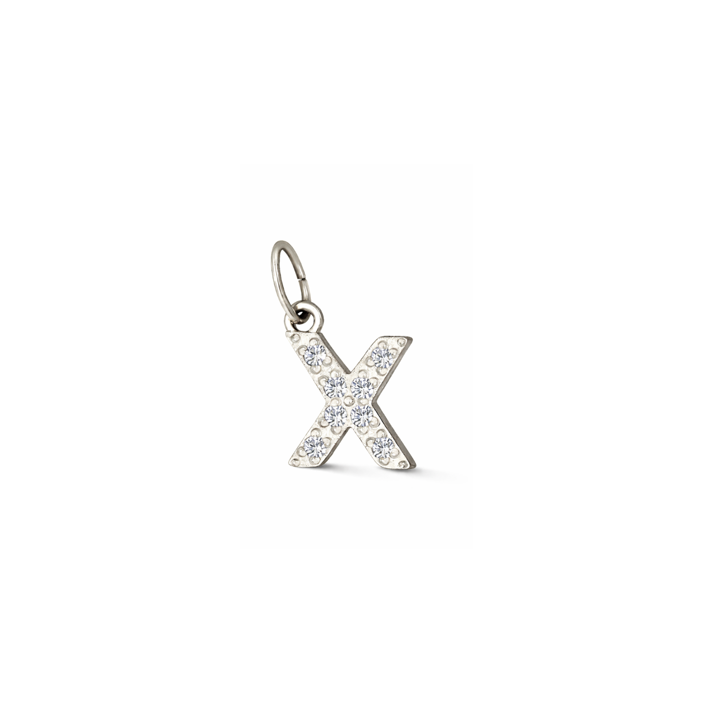Glitter Letter Charm