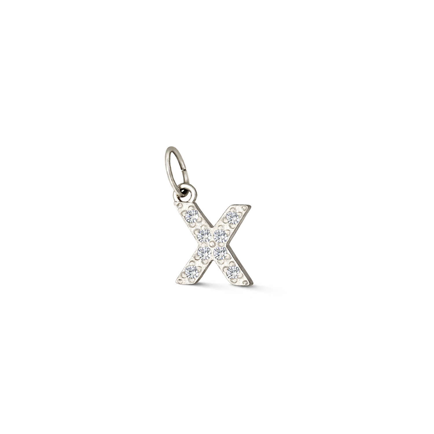 Glitter Letter Charm