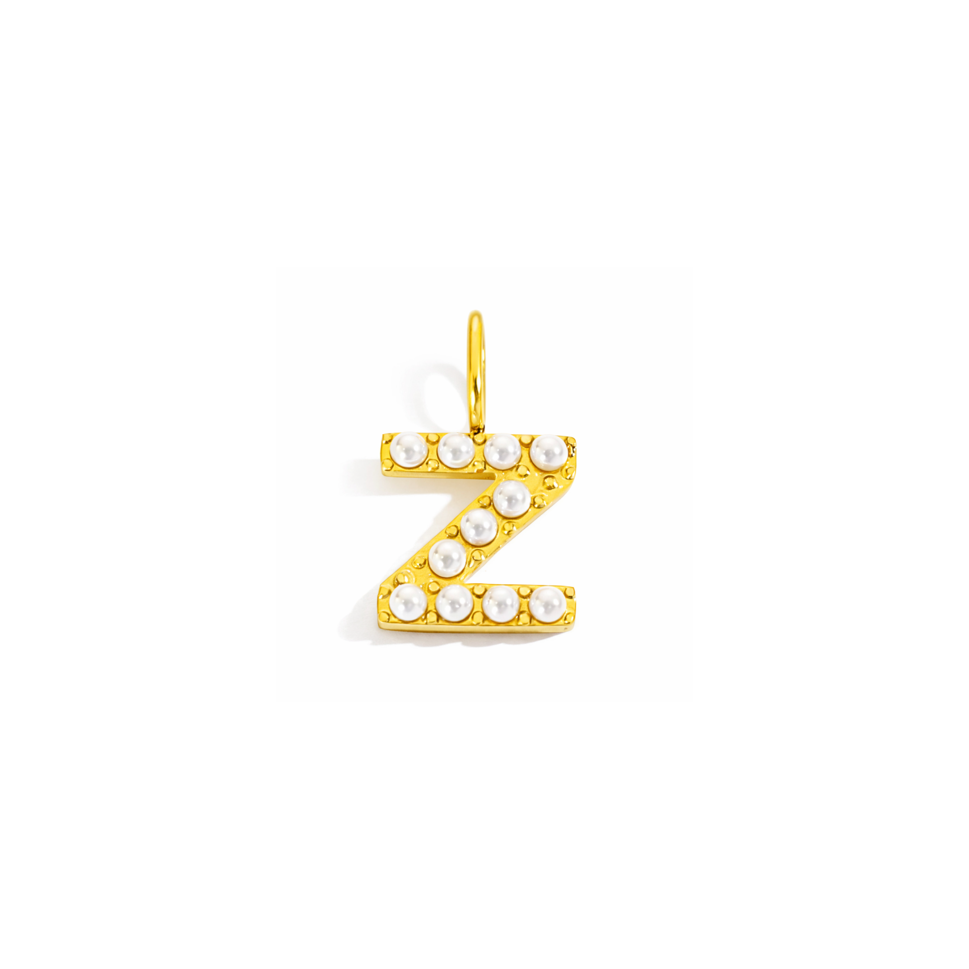 Pearly Letter Charms