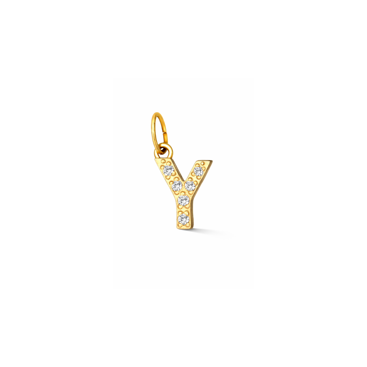 Glitter Letter Charm