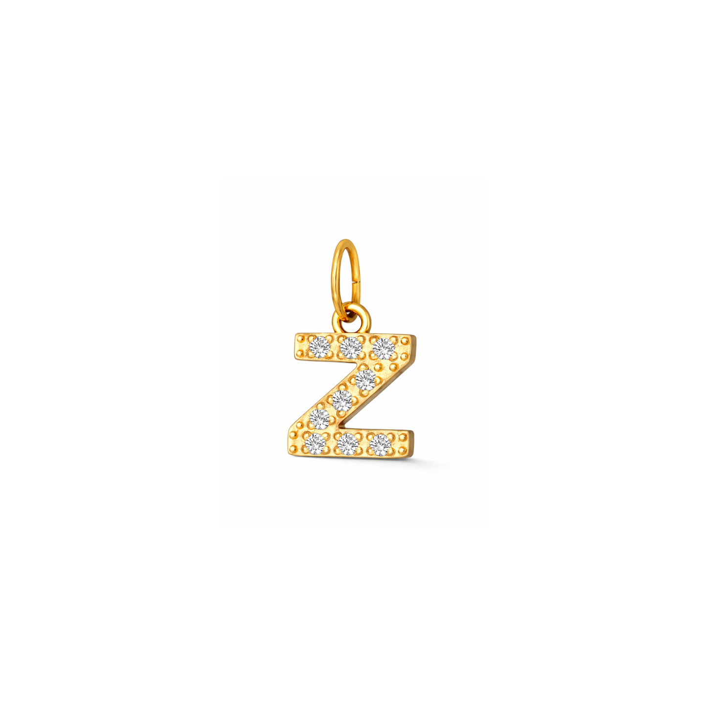 Glitter Letter Charm