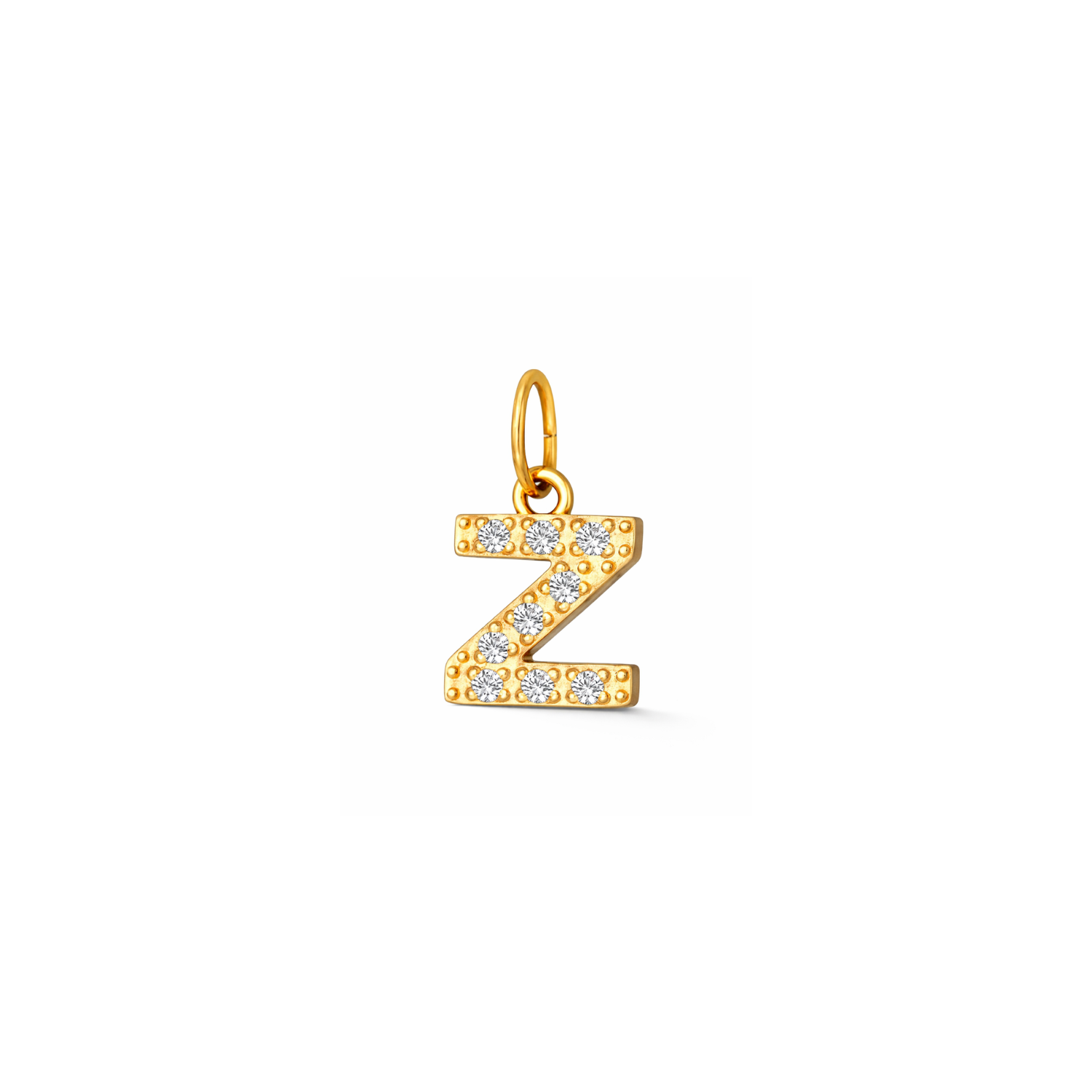 Glitter Letter Charm
