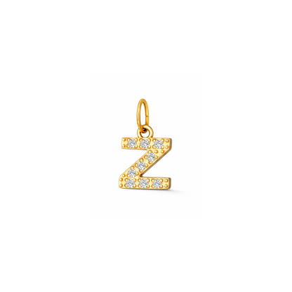 Glitter Letter Charm
