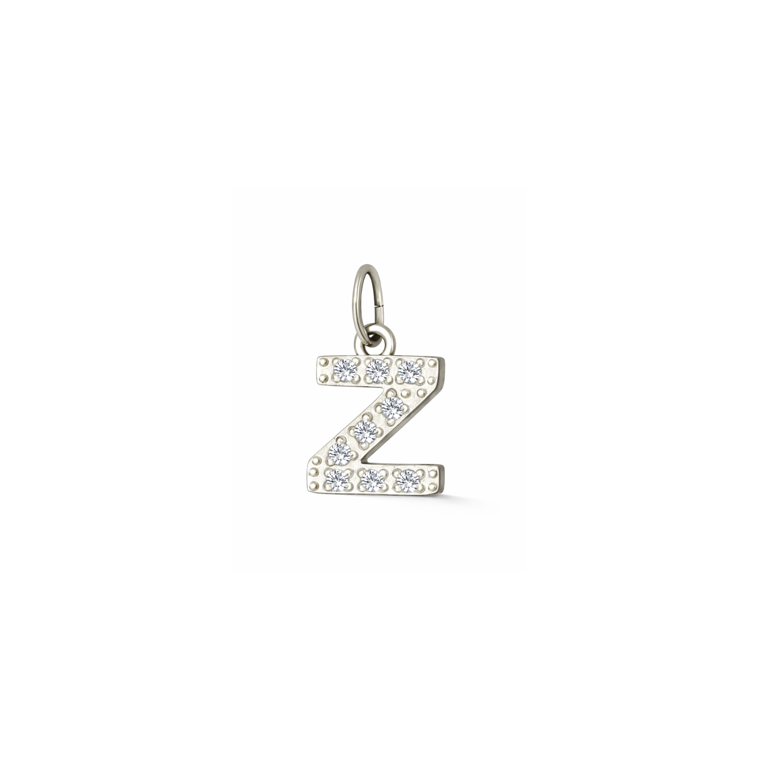 Glitter Letter Charm