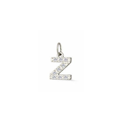 Glitter Letter Charm