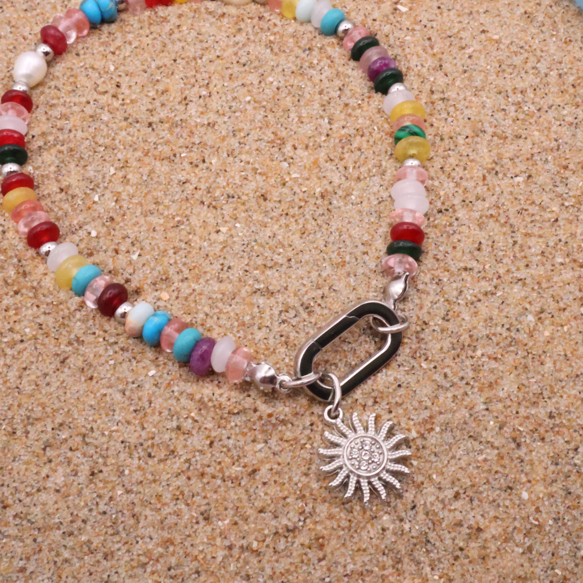 GOLDEN HOUR | Glitter Sun Charm