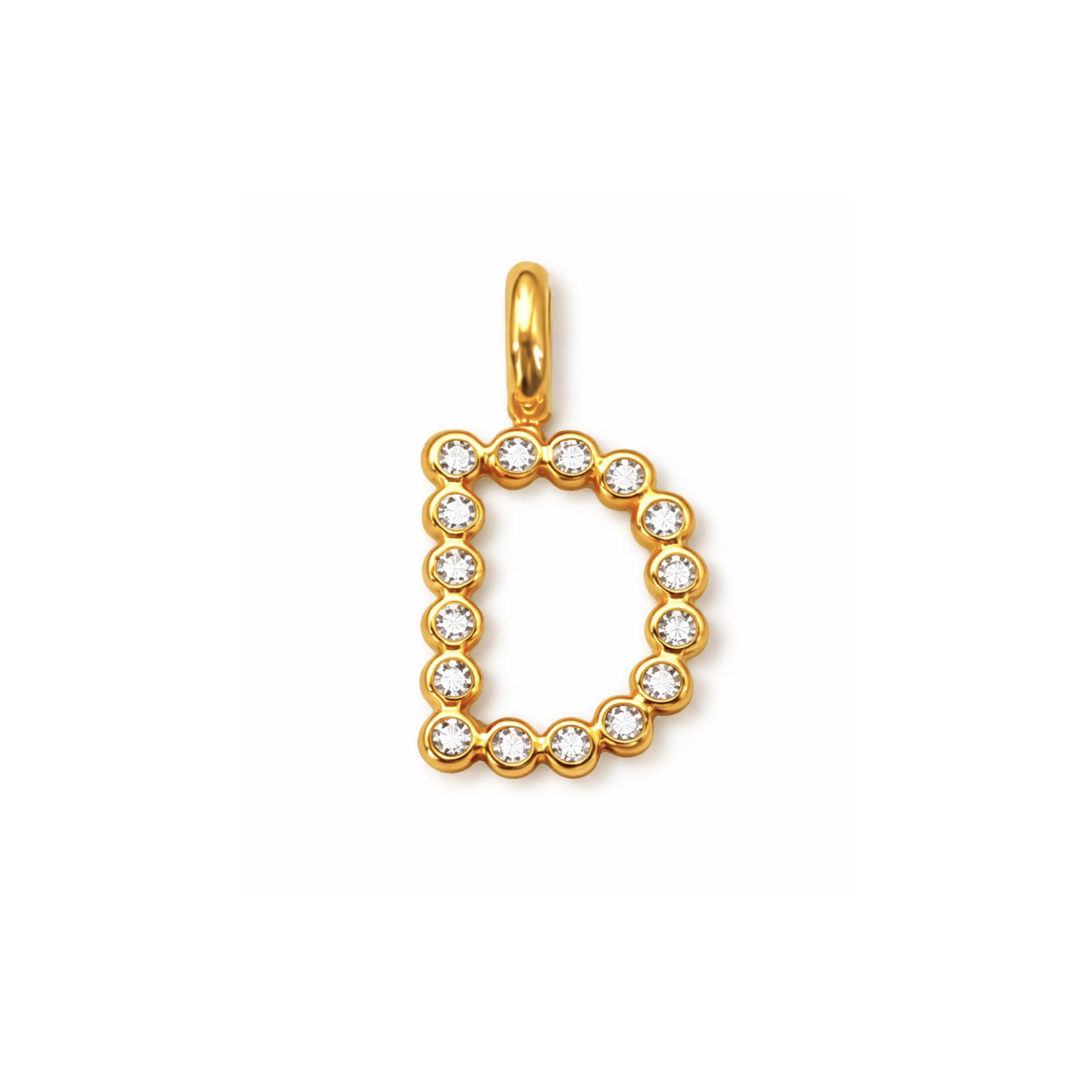 Shiny Letter Charm