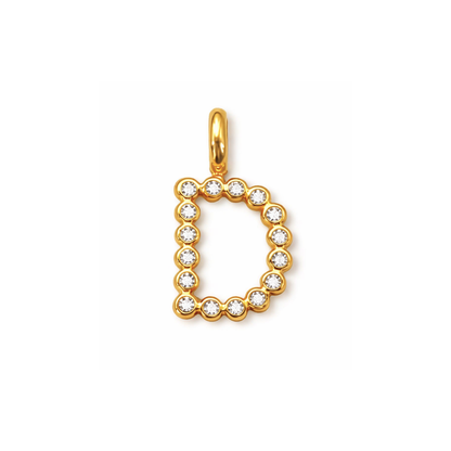 Shiny Letter Charm