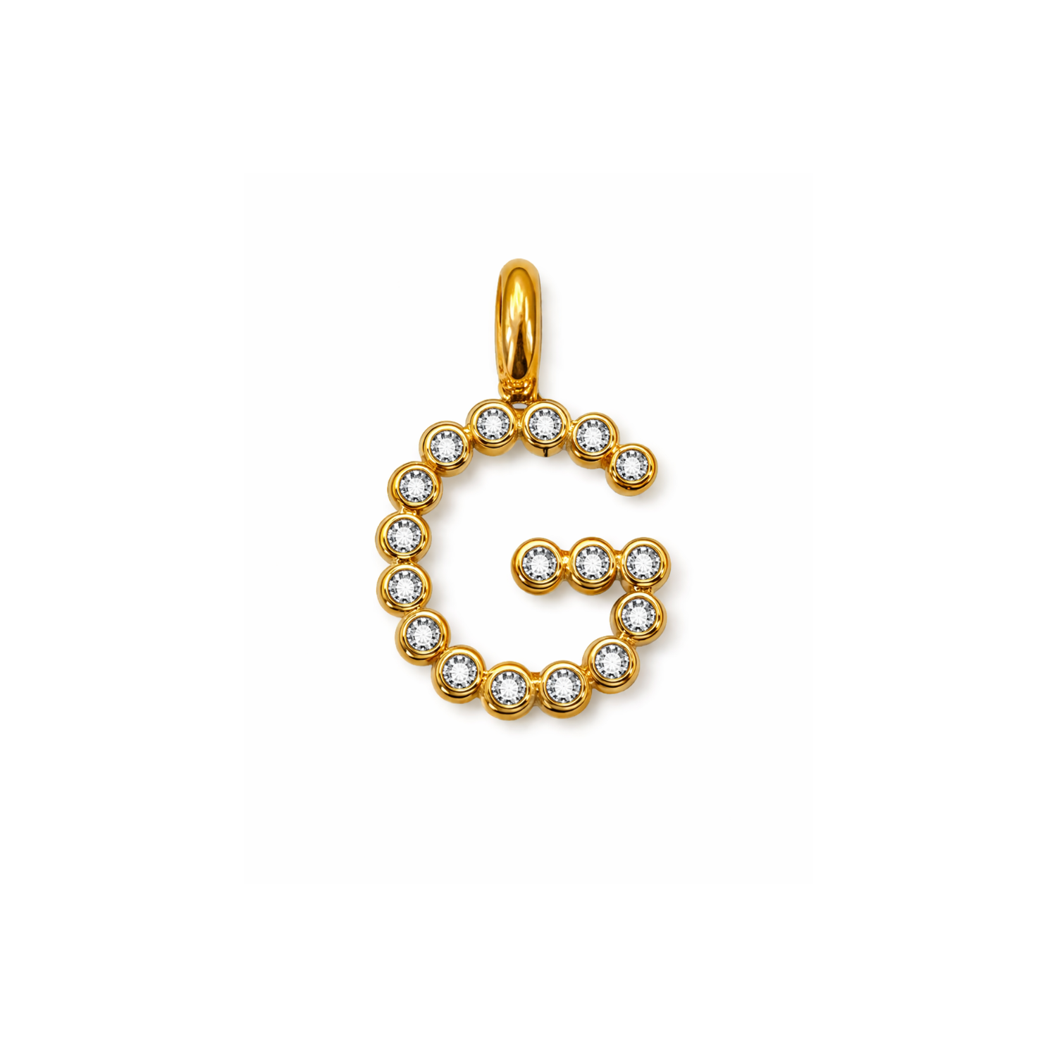 Shiny Letter Charm
