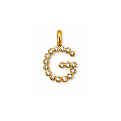 Shiny Letter Charm