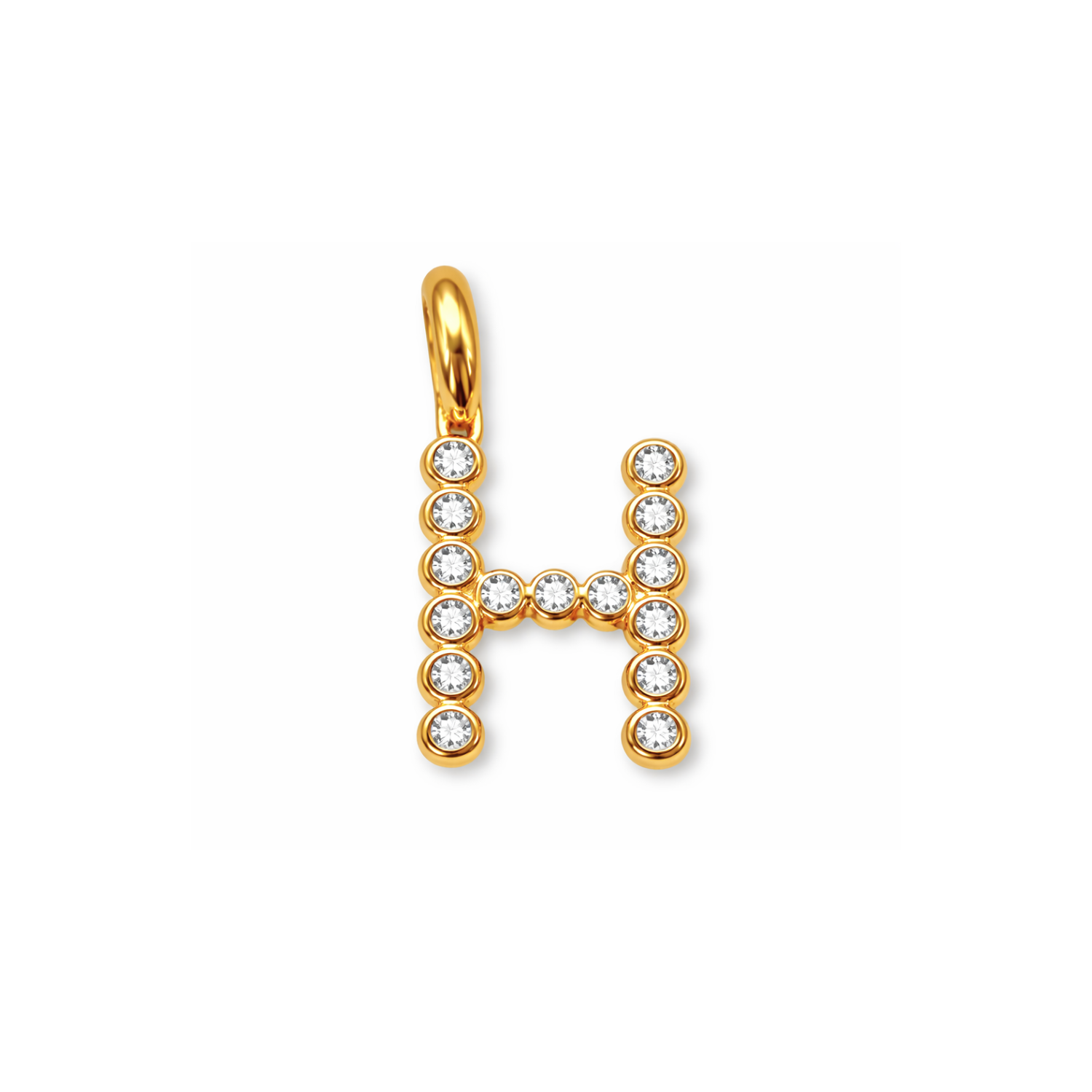 Shiny Letter Charm