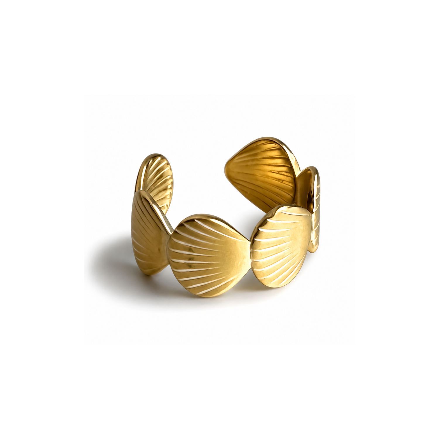 Shell Ring bicolor | Größenverstellbar