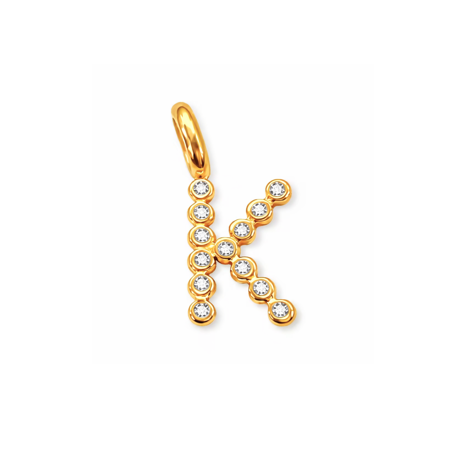 Shiny Letter Charm