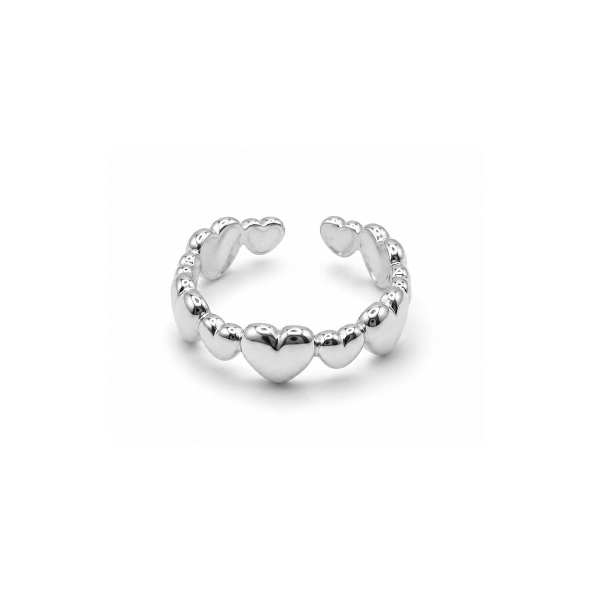 GOLDEN HOUR | Hearts Ring | Größenverstellbar
