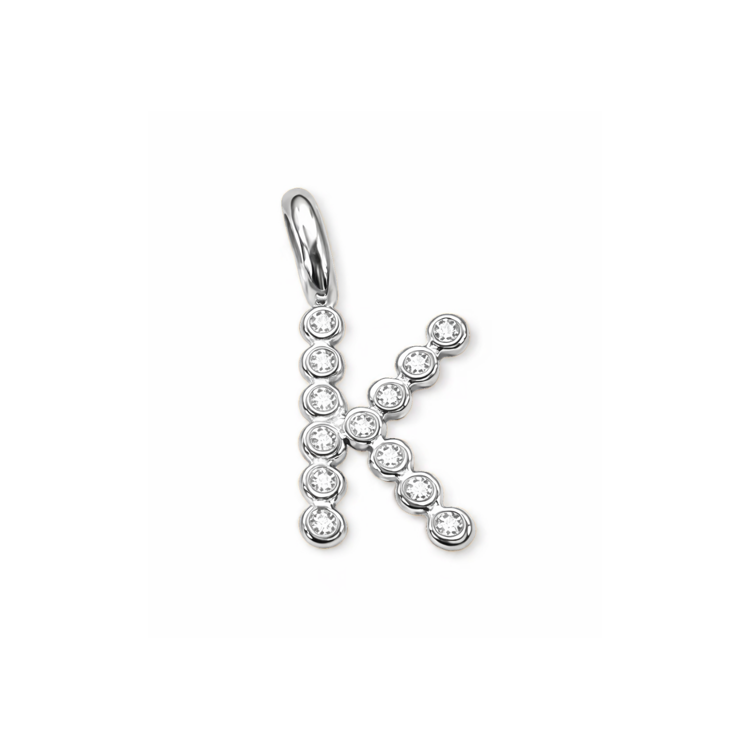 Shiny Letter Charm