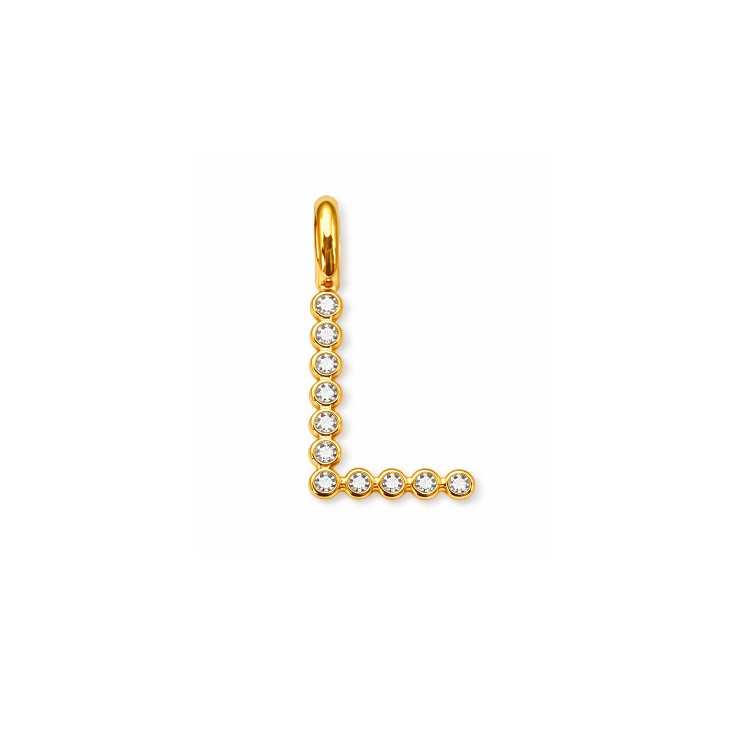 Shiny Letter Charm