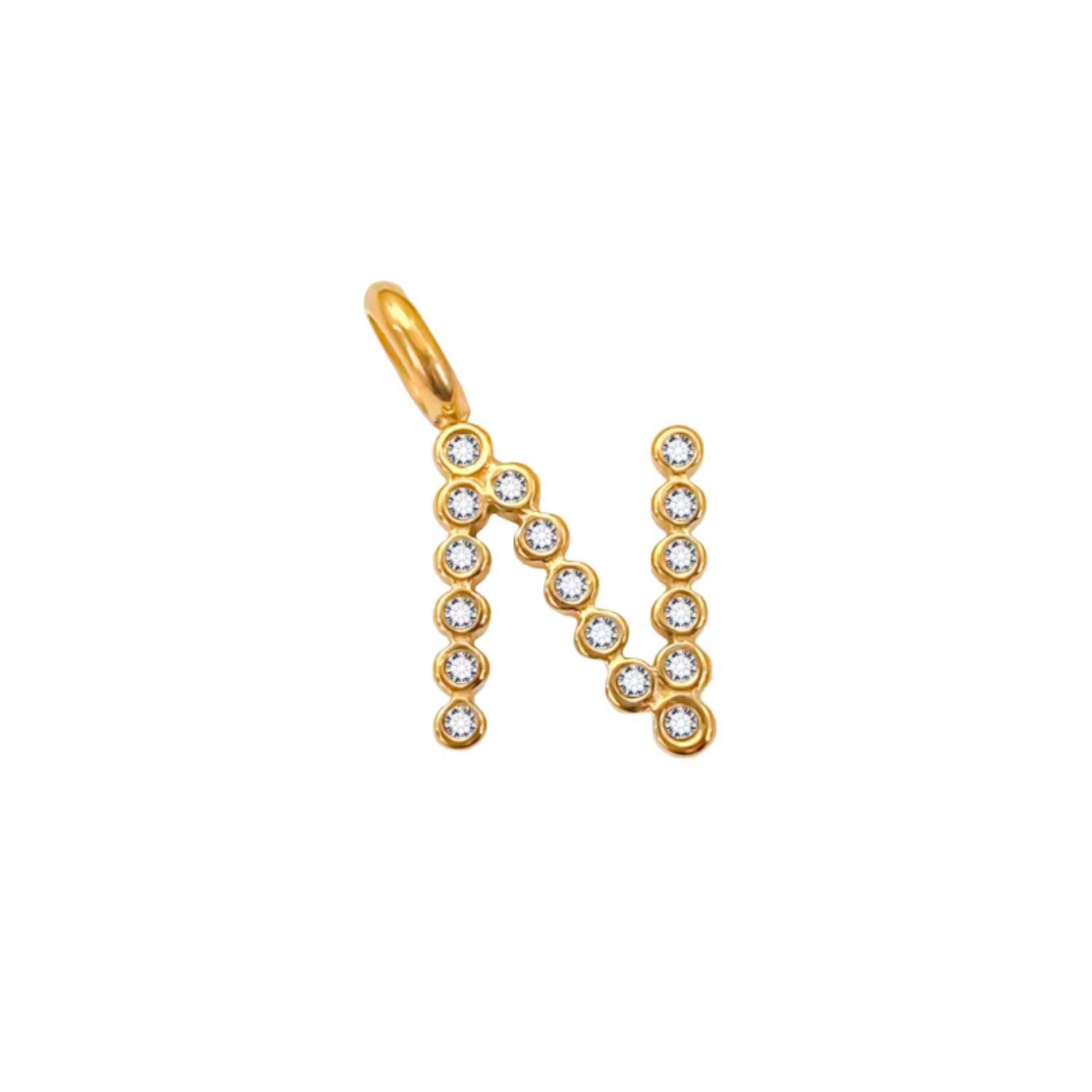 Shiny Letter Charm