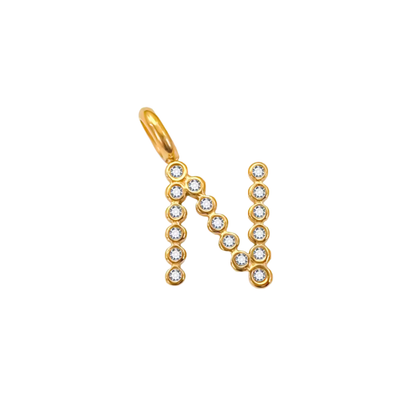 Shiny Letter Charm