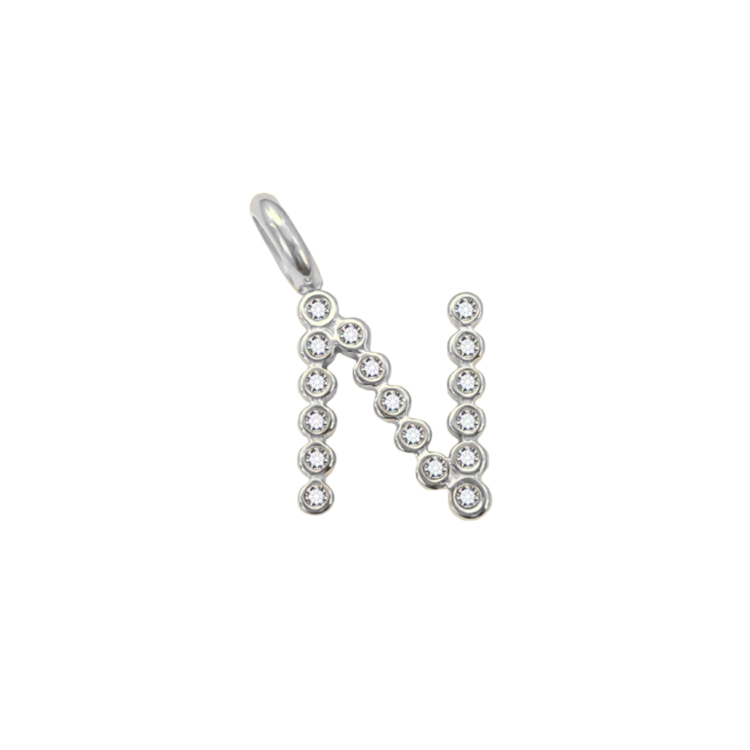 Shiny Letter Charm
