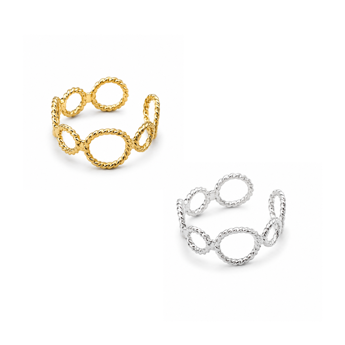 GOLDEN HOUR | Circle Ring | Größenverstellbar